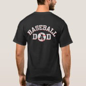 Baseball-Vater T-Shirt (Rückseite)