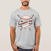 Baseball-Vater T-Shirt (Vorderseite)