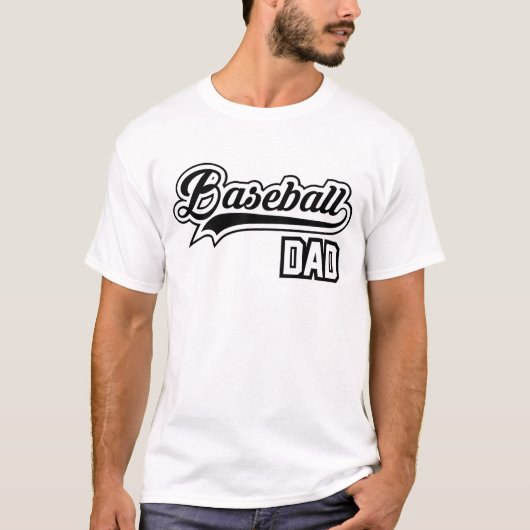 Baseball-Vater T-Shirt (Vorderseite)