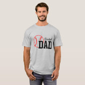 Baseball-Vater T-Shirt (Vorne ganz)