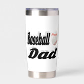 Baseball-Vater Thermobecher (Rückseite)