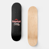 Baseball-Vater | Trendy Mens Baseball Vathers Day Skateboard (Vorderseite)