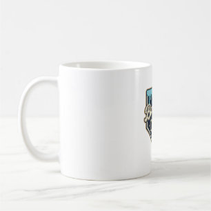 Baseball-Vater tropfende Home Plate Vintage-Vektor Kaffeetasse