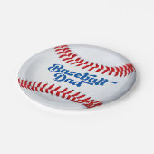Baseball Vater Vater Pappteller (Schrägansicht)