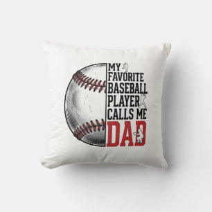 Baseball-Vater Vintage-Gravur Grafik T-Shirt_1 Kissen
