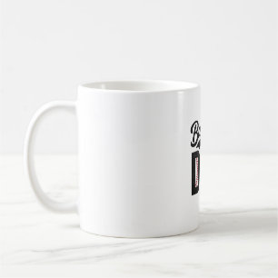 Baseball-Vater Vintage-Stickerei T-Shirt-Design_1 Kaffeetasse