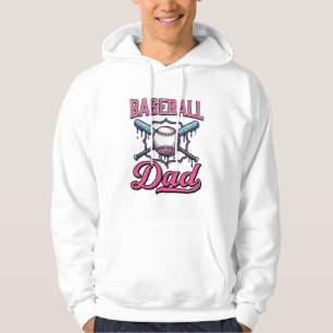 Baseball-Vater Vintage-Stickerei T-Shirt-Design (2 Hoodie