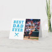 Baseball Vathers Tag Geschenkkarte für Papa Karte (Vorderseite)