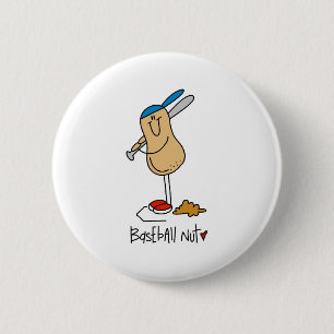 Baseball Verrückter Button