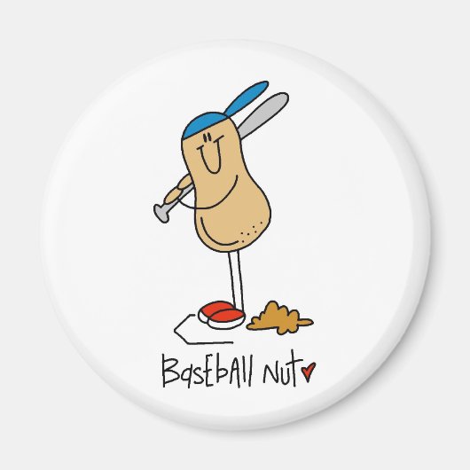 Baseball Verrückter Magnet (Vorne)
