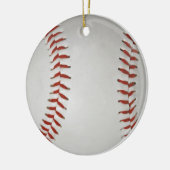 Baseball-Verzierung Keramik Ornament (Links)
