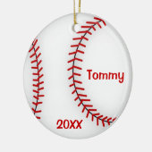 Baseball-Verzierung Keramikornament (Links)