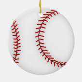 Baseball-Verzierung Keramikornament (Hinten)