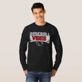 Baseball Vibes Baseball Coach Pitcher Batter Catch T-Shirt (Vorne ganz)
