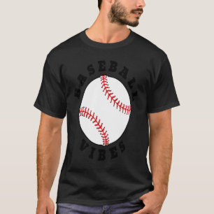 Baseball Vibes Sport Kinder Mama Vater Männer Frau T-Shirt