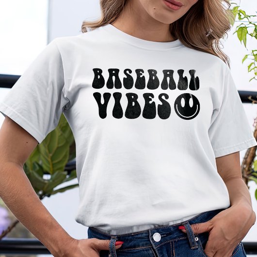 Baseball Vibes T - Shirt, Baseball T - Shirt