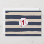 Baseball Vielen Dank für Ihre Karte Baseball 1. Ge (Rückseite)