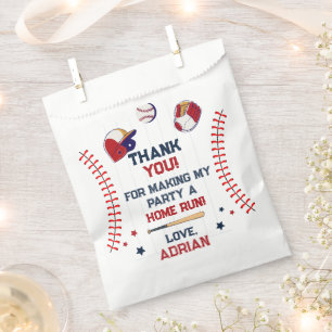 Baseball vielen Dank, Geburtstag Geschenktütchen