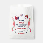 Baseball vielen Dank, Geburtstag Geschenktütchen (Vorderseite)