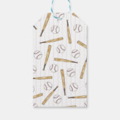 Baseball Vielen Dank Tag Geburtstagsparty Geschenkanhänger (Rückseite)