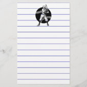 Baseball:Vintag Briefpapier (Rückseite)