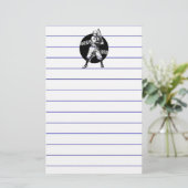 Baseball:Vintag Briefpapier (Stehend Vorderseite)
