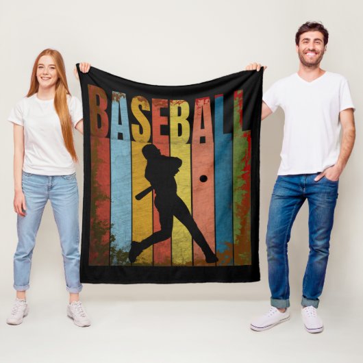 BASEBALL VINTAG FLEECEDECKE (Beispiel)