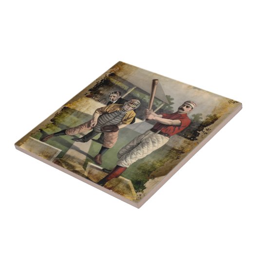 Baseball:Vintag Fliese (Seite)