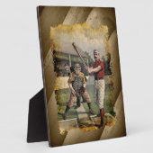 Baseball:Vintag Fotoplatte (Seite)