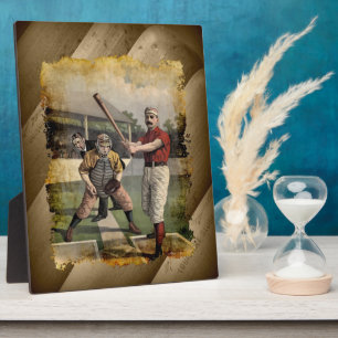 Baseball:Vintag Fotoplatte