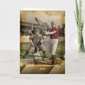 Baseball:Vintag Karte (Rückseite)