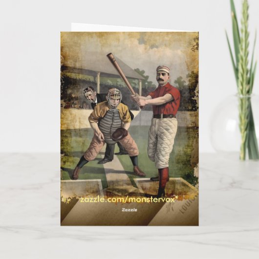 Baseball:Vintag Karte (Rückseite)
