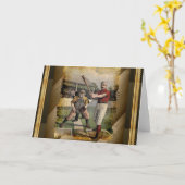 Baseball:Vintag Karte (Gelbe Blume)
