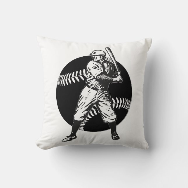 Baseball:Vintag Kissen (Vorderseite)