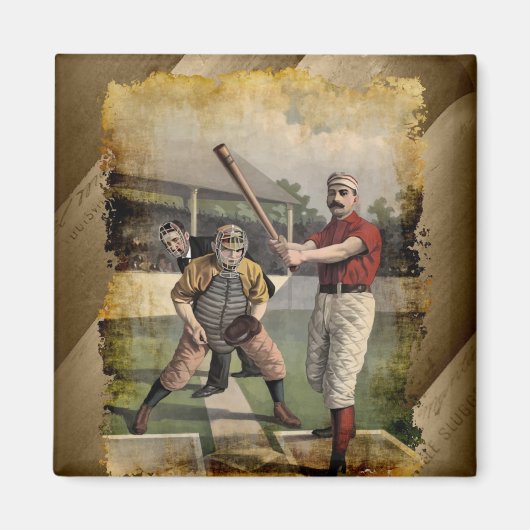 Baseball:Vintag Magnet (Vorne)