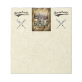 Baseball:Vintag Notizblock (Vorderseite)