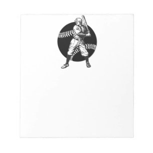 Baseball:Vintag Notizblock