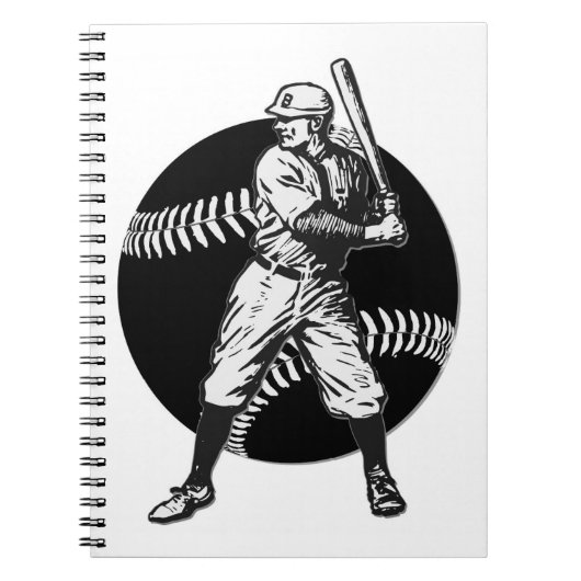 Baseball:Vintag Notizblock (Vorderseite)