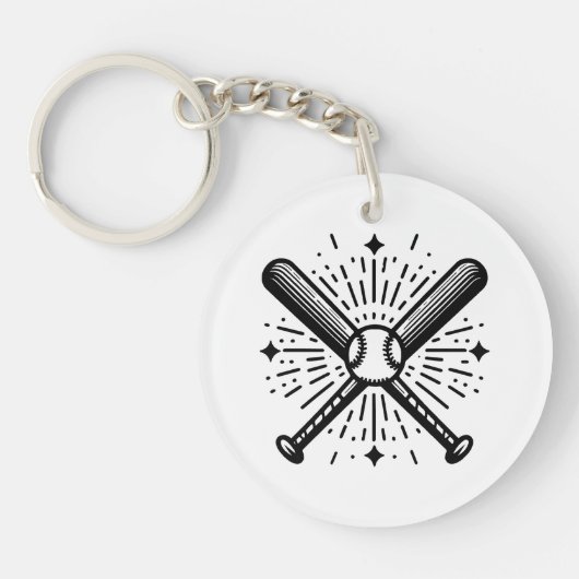 Baseball Vintag Schlüsselanhänger (Vorderseite)