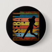 BASEBALL VINTAG STIL BUTTON (Vorderseite)