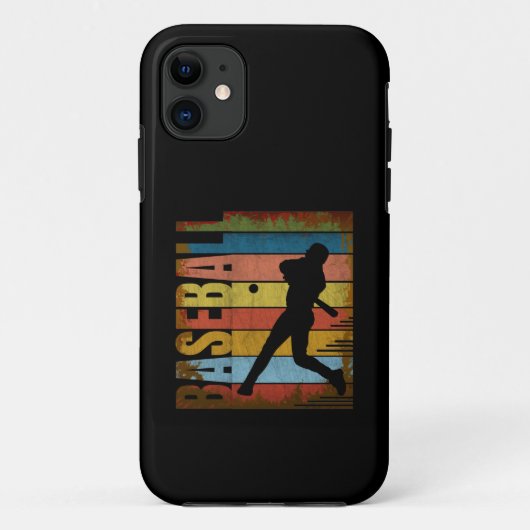 BASEBALL VINTAG STIL Case-Mate iPhone HÜLLE (Rückseite)