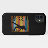 BASEBALL VINTAG STIL Case-Mate iPhone HÜLLE (Rückseite (Horizontal))