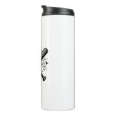 Baseball Vintag Thermosbecher (Nach rechts gedreht)