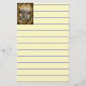 Baseball:Vintage Briefpapier (Rückseite)