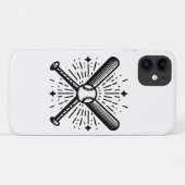Baseball Vintage Case-Mate iPhone Hülle (Rückseite (Horizontal))