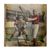 Baseball: Vintage Fliese (Vorderseite)