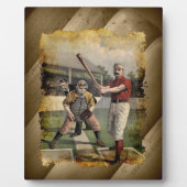 Baseball: Vintage Fotoplatte (Vorderseite)
