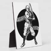 Baseball: Vintage Fotoplatte (Seite)