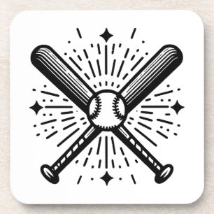 Baseball Vintage Getränkeuntersetzer