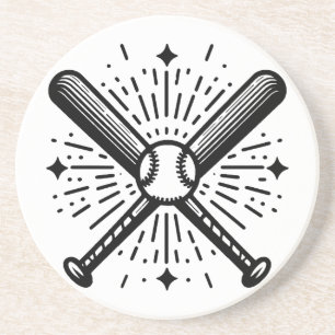 Baseball Vintage Getränkeuntersetzer